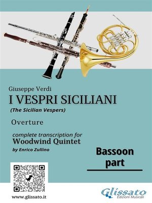 cover image of Bassoon part of "I Vespri Siciliani"--Woodwind Quintet